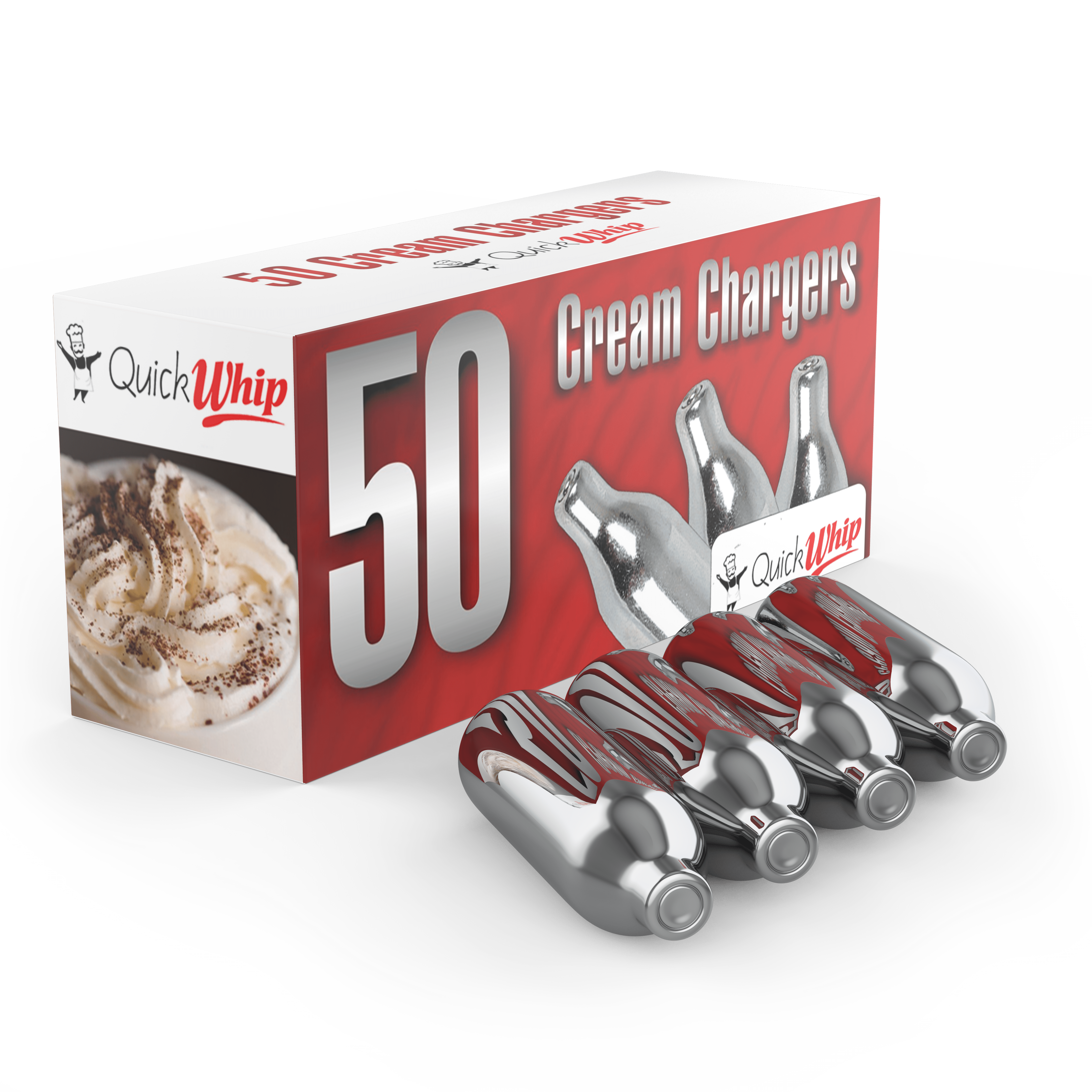 QuickWhip Cream Chargers 8g - 50pks
