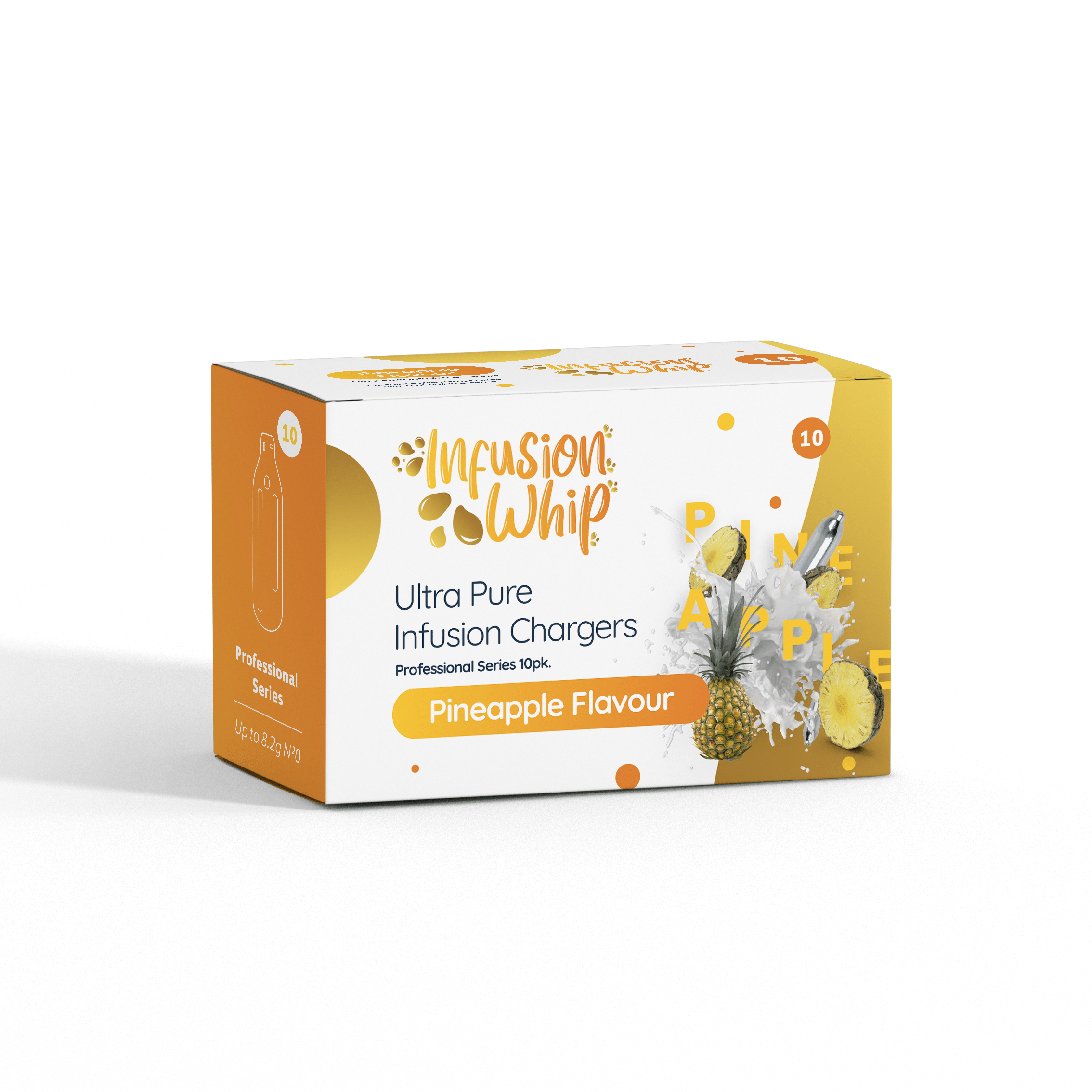 New Infusionwhip Pineapple Infusion Chargers 8.2g - 10pks