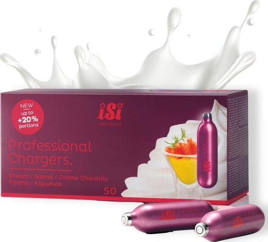 iSi professional cream charger cylinders 50 pack