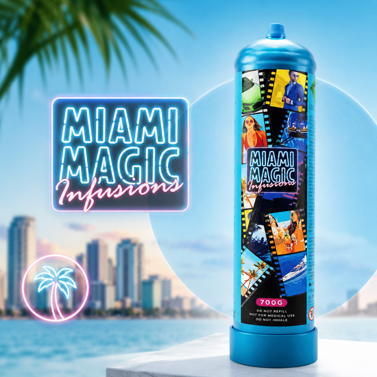 Miami Magic 700g N2O canister for Australian businesses