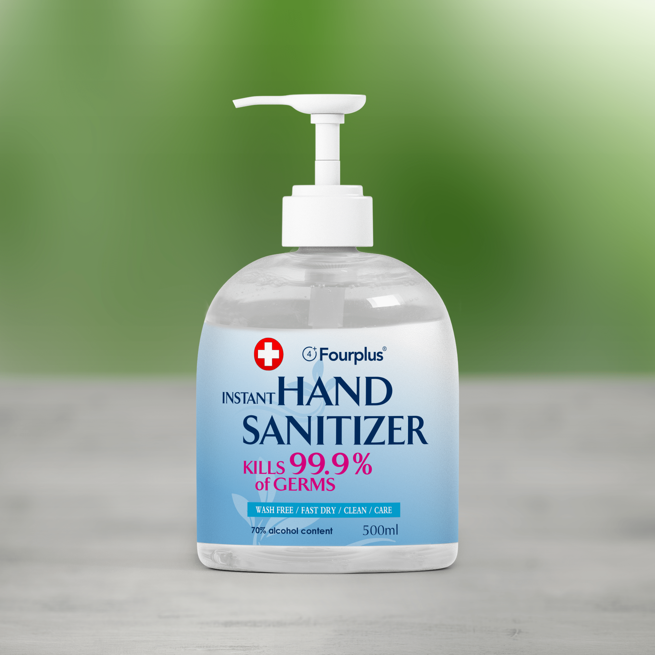 FOURPLUS Hand sanitizer 500ml Bottles