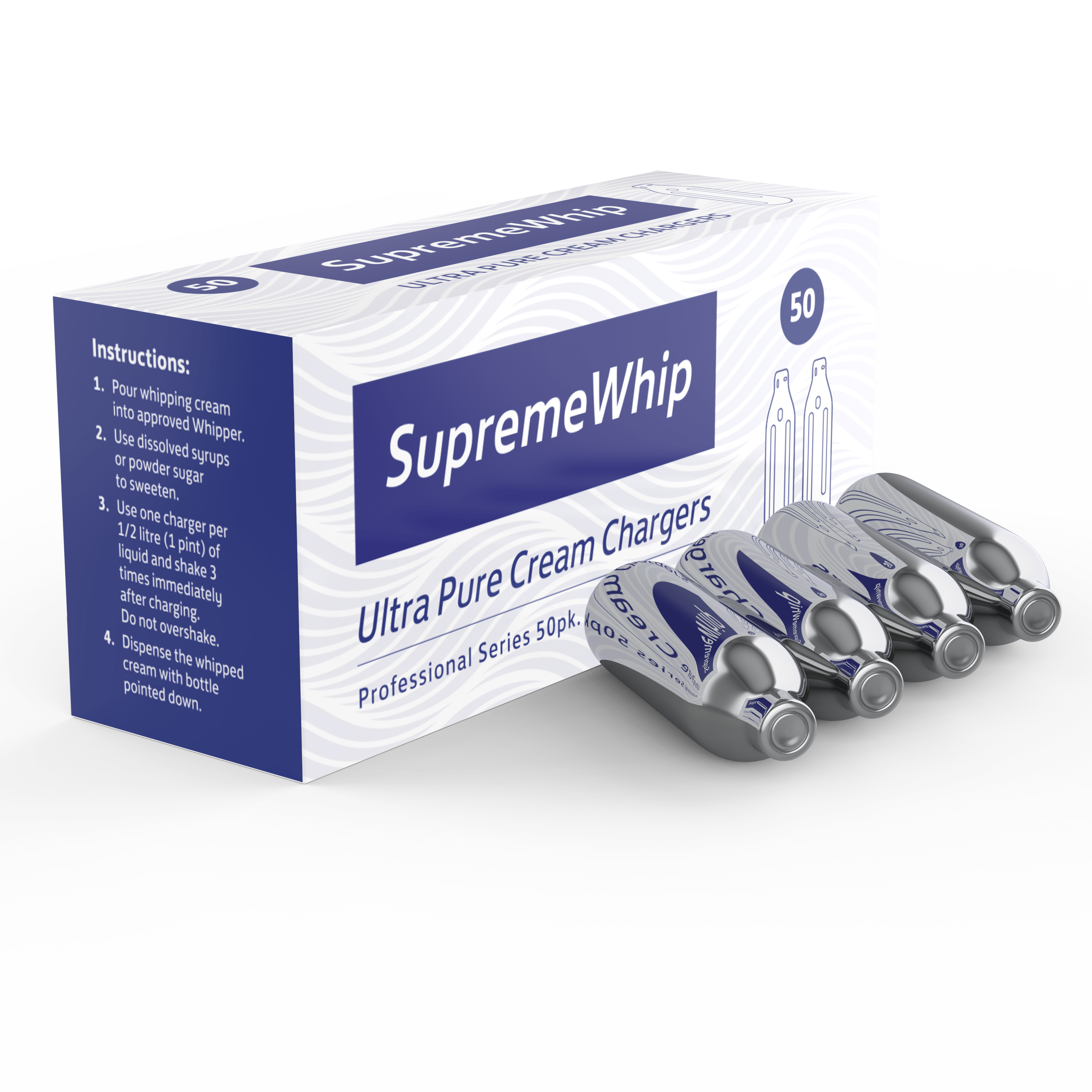 SupremeWhip Cream Chargers 8.2g - 50pks