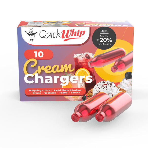*NEW for 2022* QuickWhip PRO Cream Chargers 9g - 10pks
