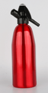 1000ml CookBasics Soda Syphon -Red - Aluminium