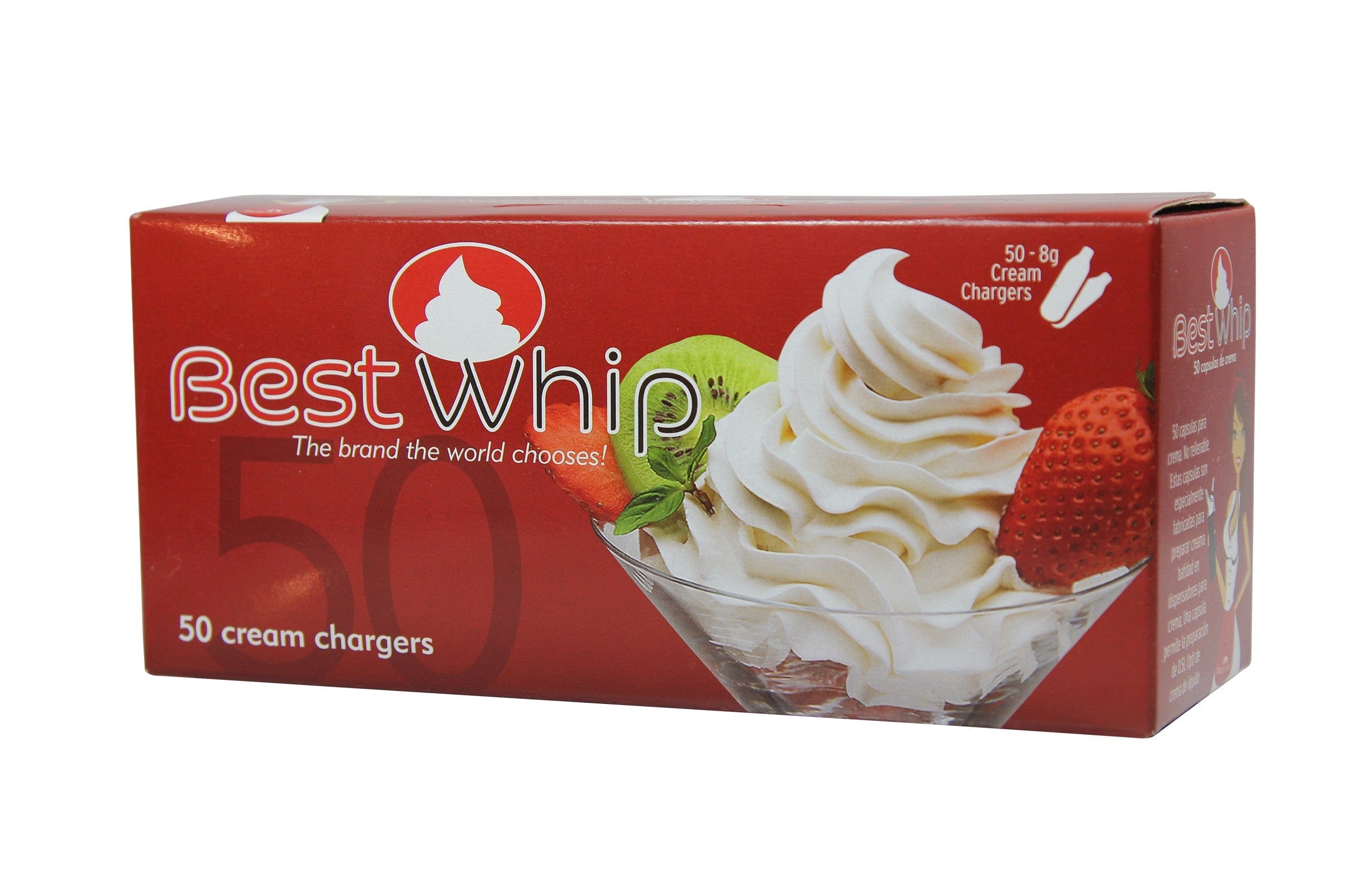 Wholesale BestWhip Cream Chargers 8g - 50pks