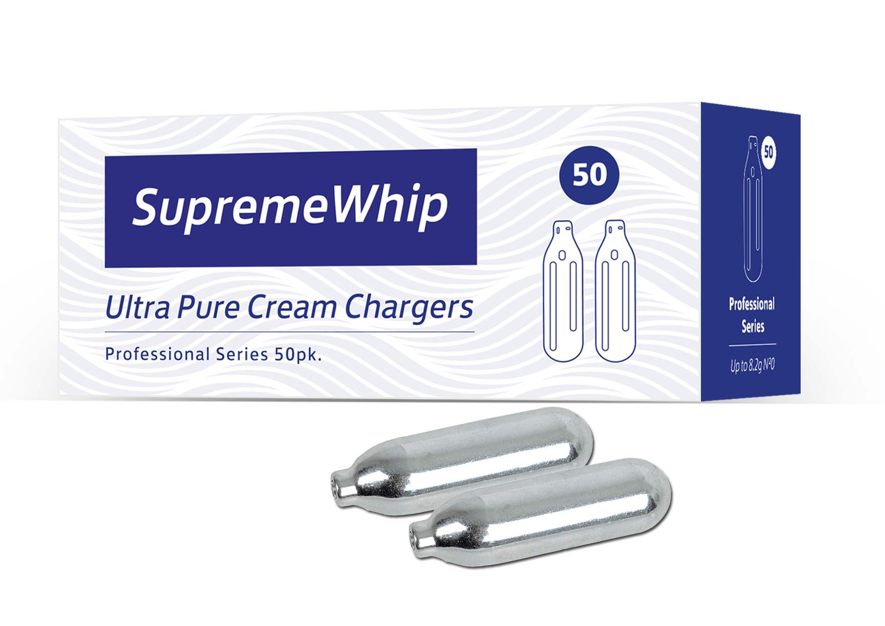 Wholesale SupremeWhip Cream Chargers 8.2g - 50pks